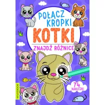 Pocz kropki, znajd rnice. Kotki