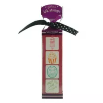 Zestaw stempli z tuszem - Sugar and Spice Santoro