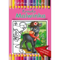 Krwka Malwinka. Pokoloruj swoj bajk