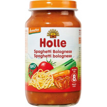 Holle Obiadek Spaghetti Bolognese po 8. miesiącu 220 g Bio