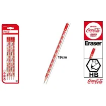 Mp Main Paper Owek HB z gumk Coca-Cola 4 szt.