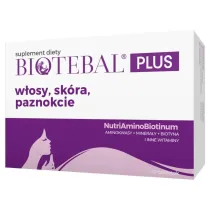 Biotebal Plus suplement diety z biotyn� wspieraj�c� wzrost w�os�w i paznokci 30 tab.