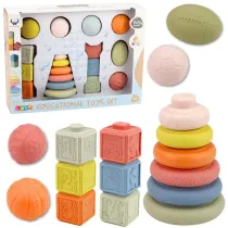 Zestaw pi�eczek sensorycznych 18el. LeanToys