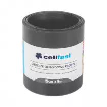Cellfast Obrzee ogrodowe proste grafitowe 15 cm x 9,0 m