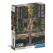 Puzzle 1500 el. Flying Over Paris Clementoni