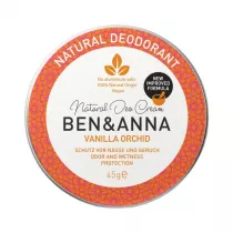 Ben&Anna Natural Deodorant naturalny dezodorant w kremie w aluminiowej puszce Vanilla Orchid 45 g