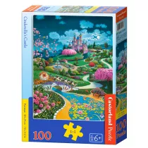 Puzzle 100 el. Cinderella`s Castle Castorland