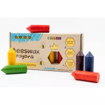 Medenka Kredki z wosku pszczelego Junior 6 kolorw