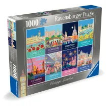 Puzzle 1000 el. Vintage Londyn Ravensburger