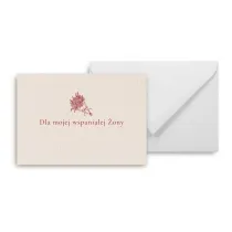 Grupa Kreatywna Mini kartka Dla mojej wspania�ej �ony