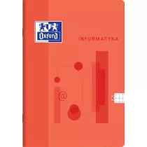 Oxford Zeszyt Informatyka A5 z marginesem kratka, 5 mm, margines 60 kartek