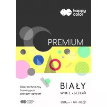Happy Color Blok techniczny A4 Premium bia�y 250g 20 szt.