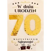 Armin Style KARNET URODZINY 70 B6 Z KOP AS CE-06 FOL