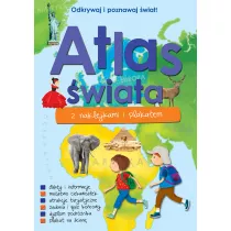Atlas wiata z naklejkami i plakatem