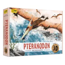 Pteranodon. Ksika i puzzle 3D Wilga Play
