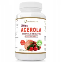 Progress Labs Acerola naturalna witamina C Winia suplement diety 120 szt.