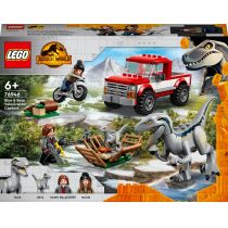 LEGO Jurassic World Schwytanie welociraptorów Blue i Bety 76946