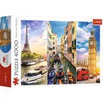 Puzzle 4000 el. Wycieczka po Europie Trefl