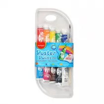Keyroad Farby plakatowe w pudeku 10 x 10 ml