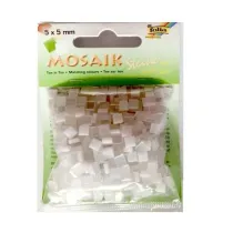 Galeria Hobby Kamyczki Ton in Ton bia�y 5x5mm