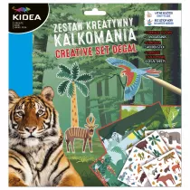 Derform Kalkomania - zestaw kreatywny Zwierzta