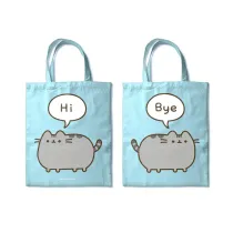 Pusheen Torba tkana zielona
