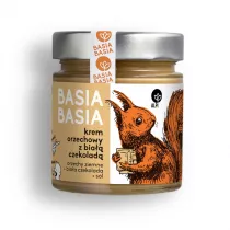 Basia Basia Krem orzechowy z bia czekolad 210 g
