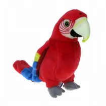 Pluszowa papuga czerwona - 25 cm Dubi