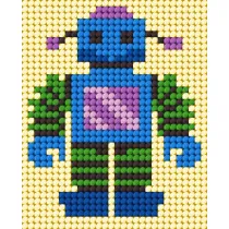 Zestaw do haftu Moje pierwsze wyszywanie Robot