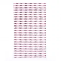 Dalprint Krysztaki samoprzylepne Light pink 3 mm 806 szt.