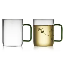 Lyngby Glas Szklane kubki do napojw Torino zielone32768 2 x 400 ml