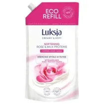 Luksja Creamy & Soft R�a i Proteiny Kremowe Myd�o w p�ynie - zapas 900 ml