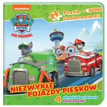 Ksieczka z puzzlami. Niezwyke pojazdy pieskw