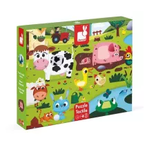 Puzzle sensoryczne Farma Janod