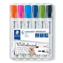 Staedtler Marker Lumocolor whiteboard, okrgy w etui 6 szt.