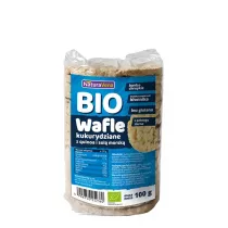 NaturaVena Wafle kukurydziane pe�noziarniste z quinoa i sol� morsk� 100 g Bio