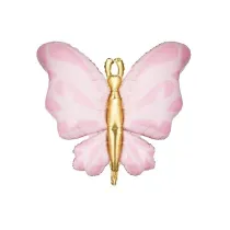 PartyDeco Balon foliowy Motyl r� 69x69cm
