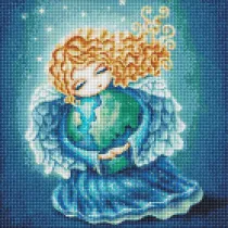 Diamentowa mozaika - Anio� Ziemi 40x40cm Ideyka