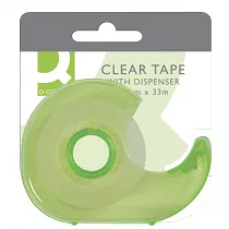 Q-connect Tama samoprzylepna z dyspenserem mix 19 mm x 33 m