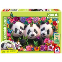 Puzzle PQ 200 el. Trzy pandy Schmidt