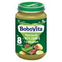 BoboVita Ziemniaczki z wołowiną i szpinakiem po 8 miesiącu 190 g