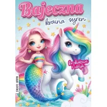Bajeczna kraina syren. Brokatowe naklejki