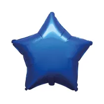 Balon foliowy Gwiazda satynowy Navy Blue 45cm