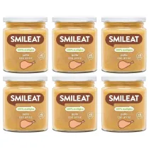 Smileat S�oiczek z ekologicznym kurczakiem i ry�em dla niemowl�t po 6 miesi�cu Zestaw 6 x 230 g Bio