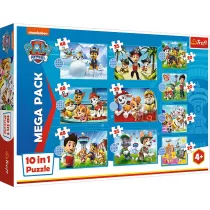 Puzzle 10w1. Niezawodna druyna Psiego Patrolu Trefl