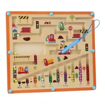 Drewniany labirynt magnetyczny Pro Kids