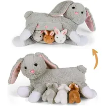 Mama kr�liczek z 3 ma�ymi kr�liczkami Mamanimals