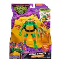 Wojownicze wie Ninja. Zmutowany chaos. Michelangelo Deluxe z dwikiem, figurka, 14 cm
