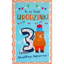 Yeku Karnet Urodziny 3 ch�opiec 2K-071