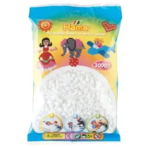 Midi koraliki w woreczku 3000szt, biae Dante